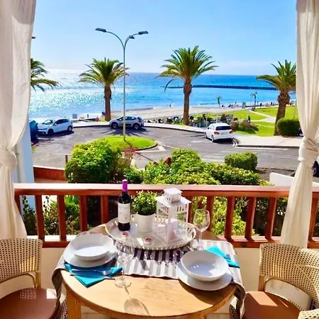 Lovely On Frontline Of Tenerife Beach! أذيخي