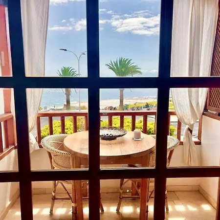 Lovely On Frontline Of Tenerife Beach!